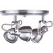 Madison 3 Light Brushed Nickel Track Ceiling Light