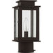 Princeton 1 Light 11 inch Bronze Outdoor Post Top Lantern