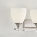 Drew & Jonathan Toffino 3 Light 26 inch Brushed Steel Wall Bath Fixture Wall Light