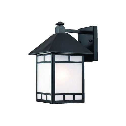 Artisan 1 Light 16 inch Matte Black Exterior Wall Mount