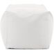 Seascape 18.25 inch Natural Outdoor Pouf Bench