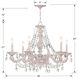 Paris Market 6 Light 28 inch Antique White Chandelier Ceiling Light in Clear Spectra
