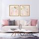 Abstract Collection Pink Framed Art
