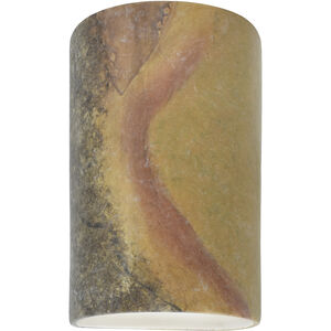 Ambiance Cylinder LED 8 inch Harvest Yellow Slate ADA Wall Sconce Wall Light in 1000 Lm LED, Large