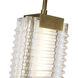 Alai LED 4.13 inch Vintage Brass Pendant Ceiling Light