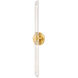 Knighton LED 4.75 inch Aged Brass Bath and Vanity Wall Light