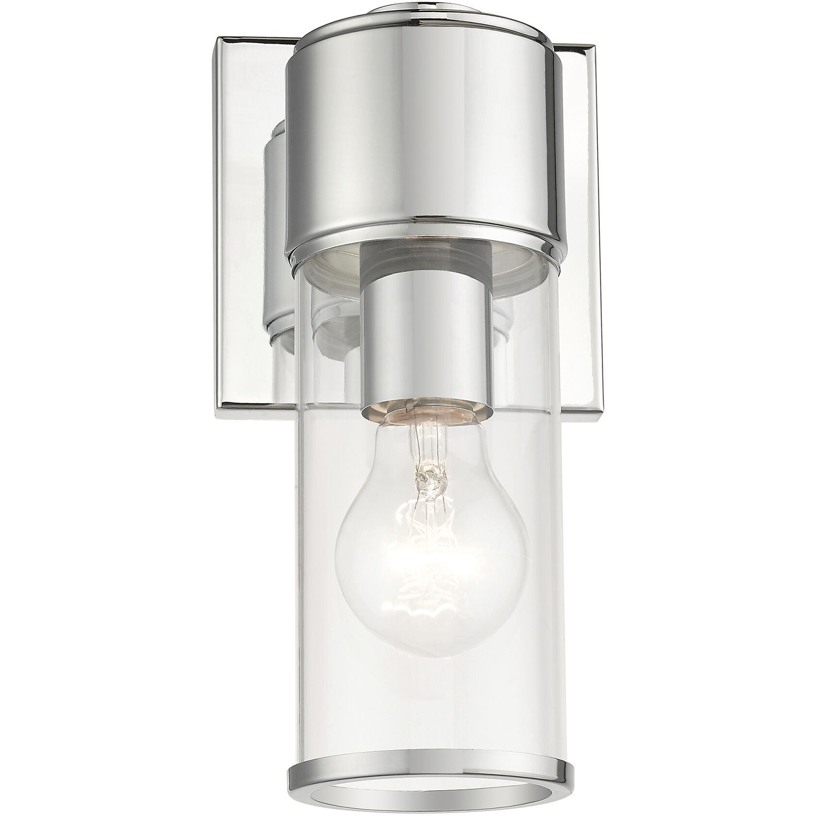 Quincy 1 Light 4.75 inch Polished Chrome ADA Wall Sconce Wall Light