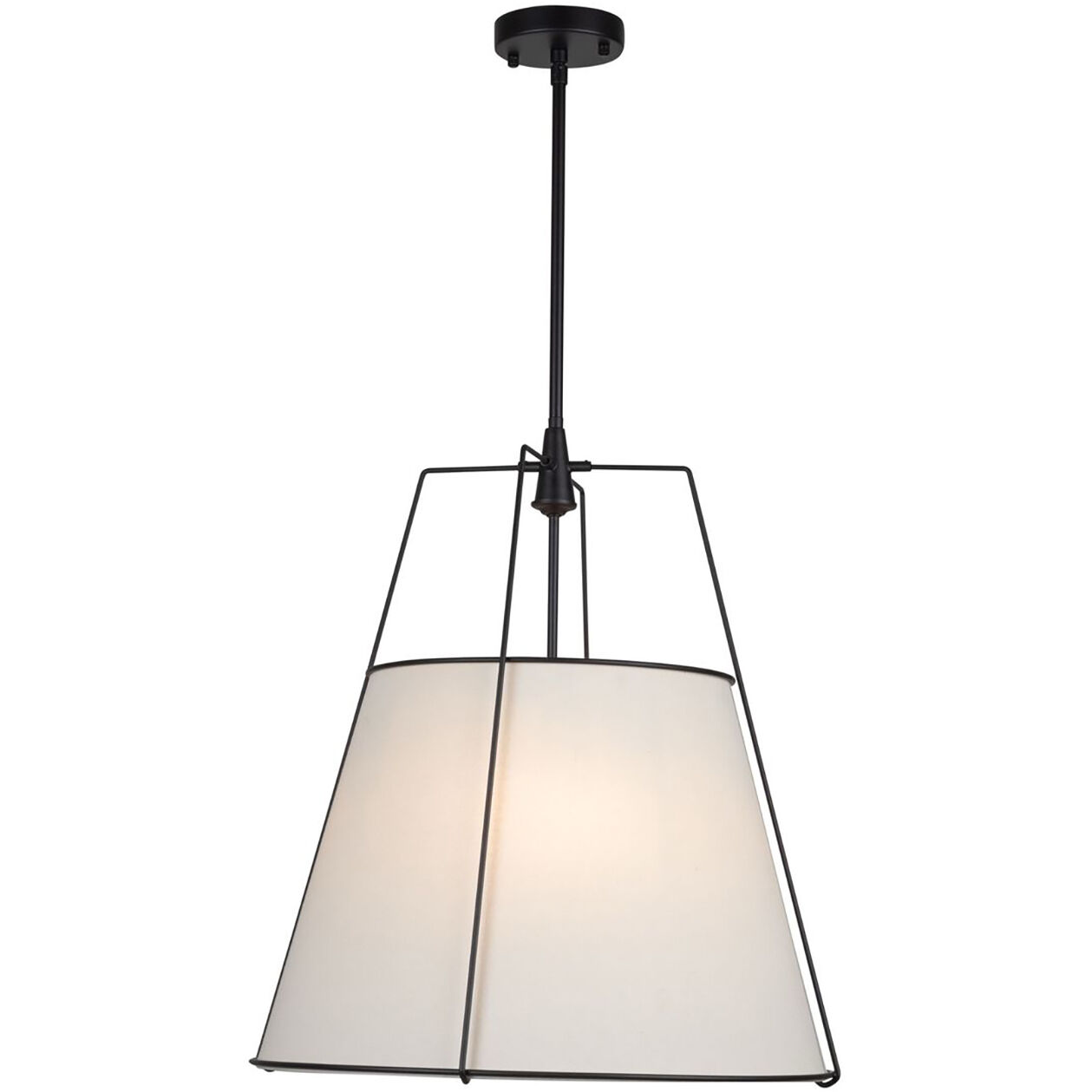 Pullman LED 20.8 inch Black Pendant Ceiling Light