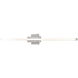 Foil LED 39.5 inch Chrome Bath Vanity Light Wall Light