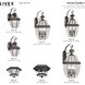Monterey 1 Light 13 inch Bronze Outdoor Wall Lantern