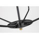 Enzo 4 Light 18 inch Black and Brass Pendant Ceiling Light