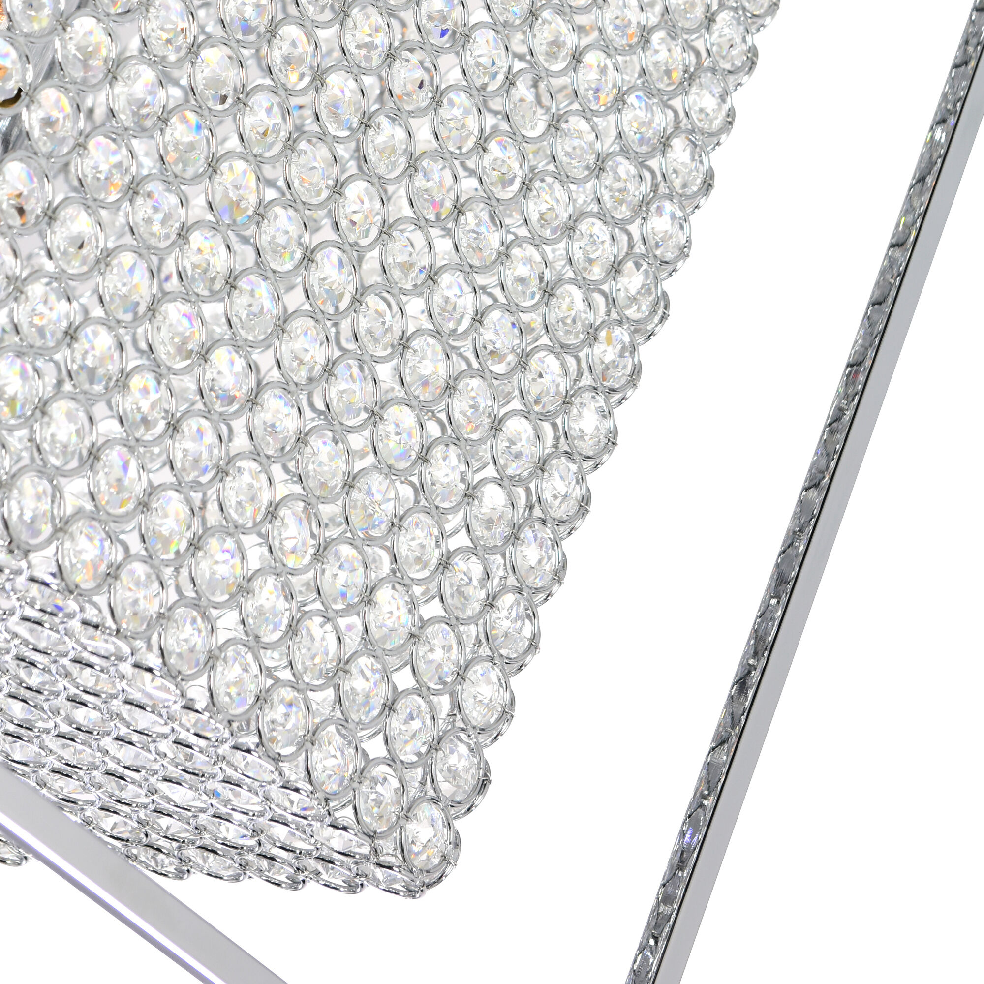 Cube 11 Light 14 inch Chrome Chandelier Ceiling Light