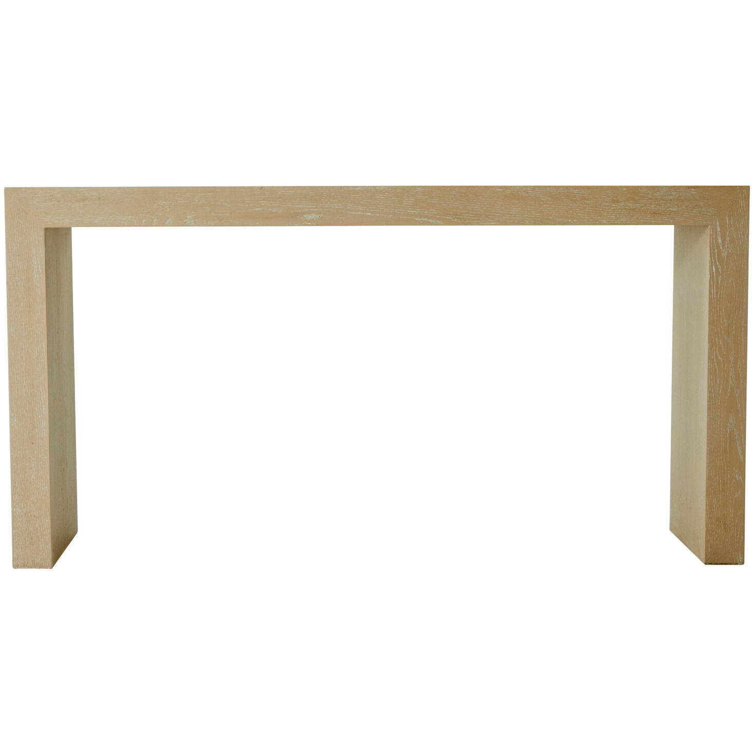 Grafton 58 X 16 inch Cerused Light Natural Console Table