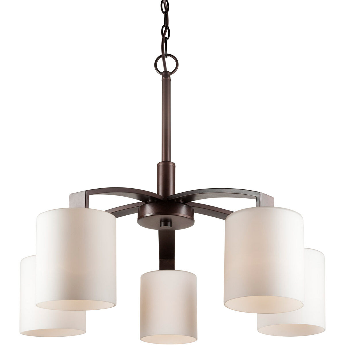 Aubrey 5 Light 27 inch Antique Bronze Chandelier Ceiling Light