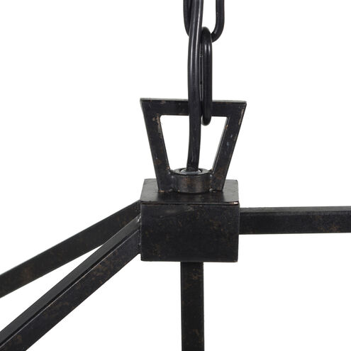 Arnold 8 Light 32.5 inch Antique Bronze Chandelier Ceiling Light