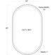Canal 40 X 24 inch Steel Mirror