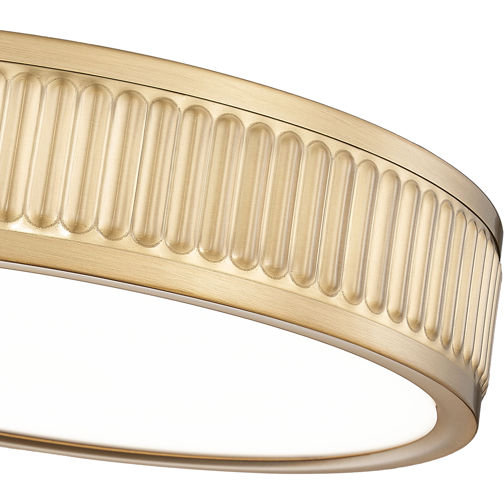 Stari LED 12.75 inch Modern Gold Flush Mount Ceiling Light