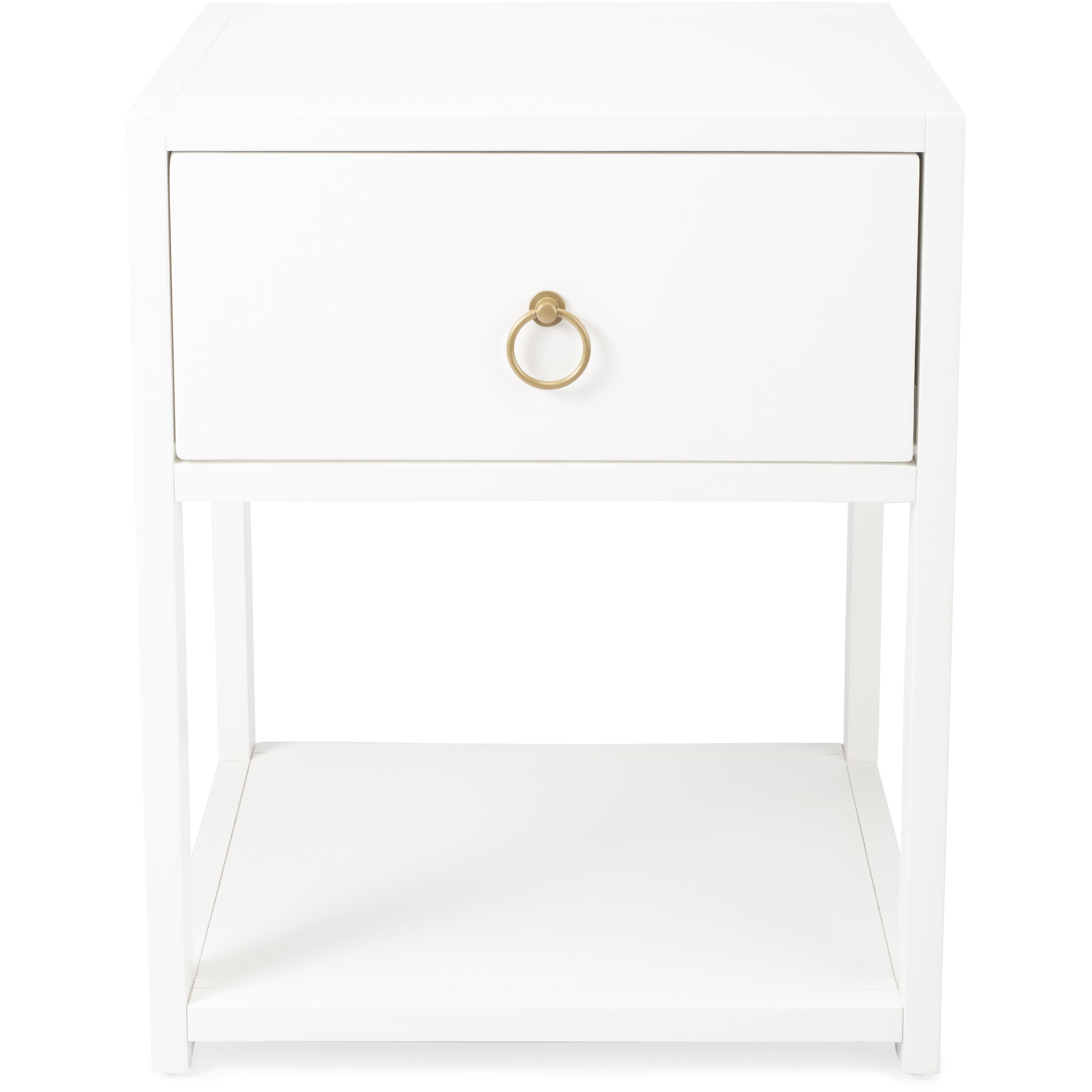 Lark White End or Side Table