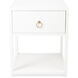 Lark White End or Side Table