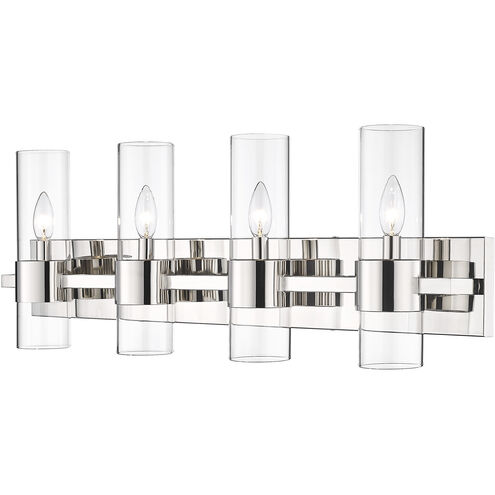 Lawson 4 Light 32 inch Polished Nickel Vanity Wall Light