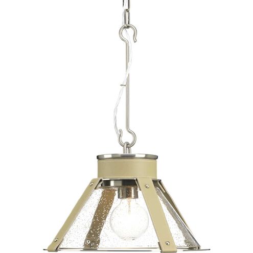 Point Dume™ Rockdance 1 Light 16 inch Brushed Nickel Pendant Ceiling Light, Jeffrey Alan Marks, Design Series