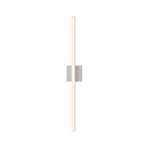 Stix LED 0.75 inch Bright Satin Aluminum Vanity Light Wall Light
