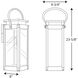 Union Square 1 Light 24 inch Stainless Steel Outdoor Wall Lantern, Large, Design Series