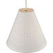 Sophie 4 Light 30 inch White Coral Pendant Ceiling Light