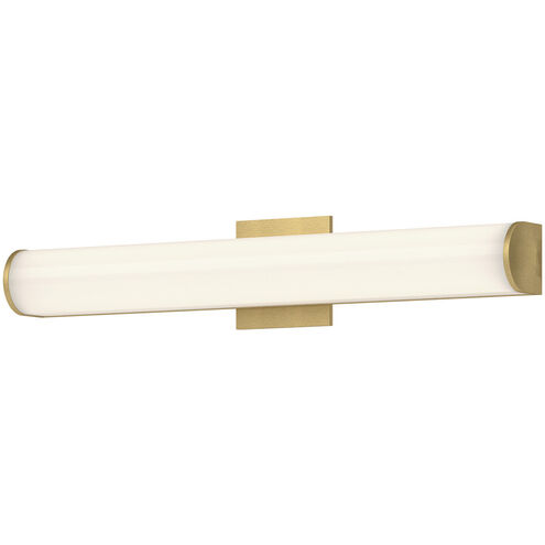 Longitude LED 24 inch Brushed Gold Bath Vanity Light Wall Light