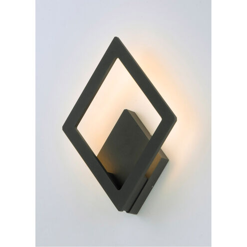 Alumilux Rhombus LED 14.25 inch Bronze Outdoor Wall Sconce