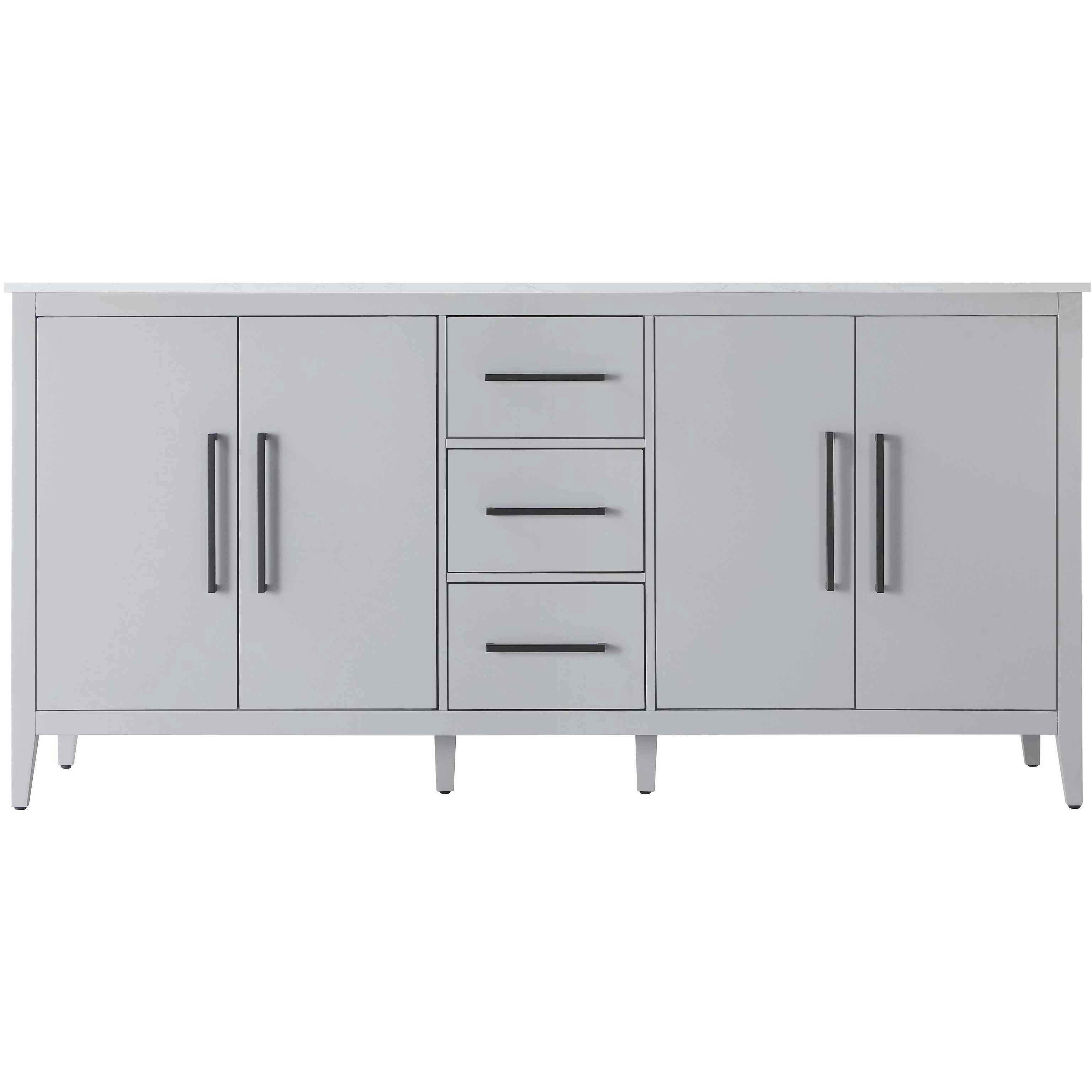 Millie 72 X 35 inch Grey Bathroom Vanity Cabinet
