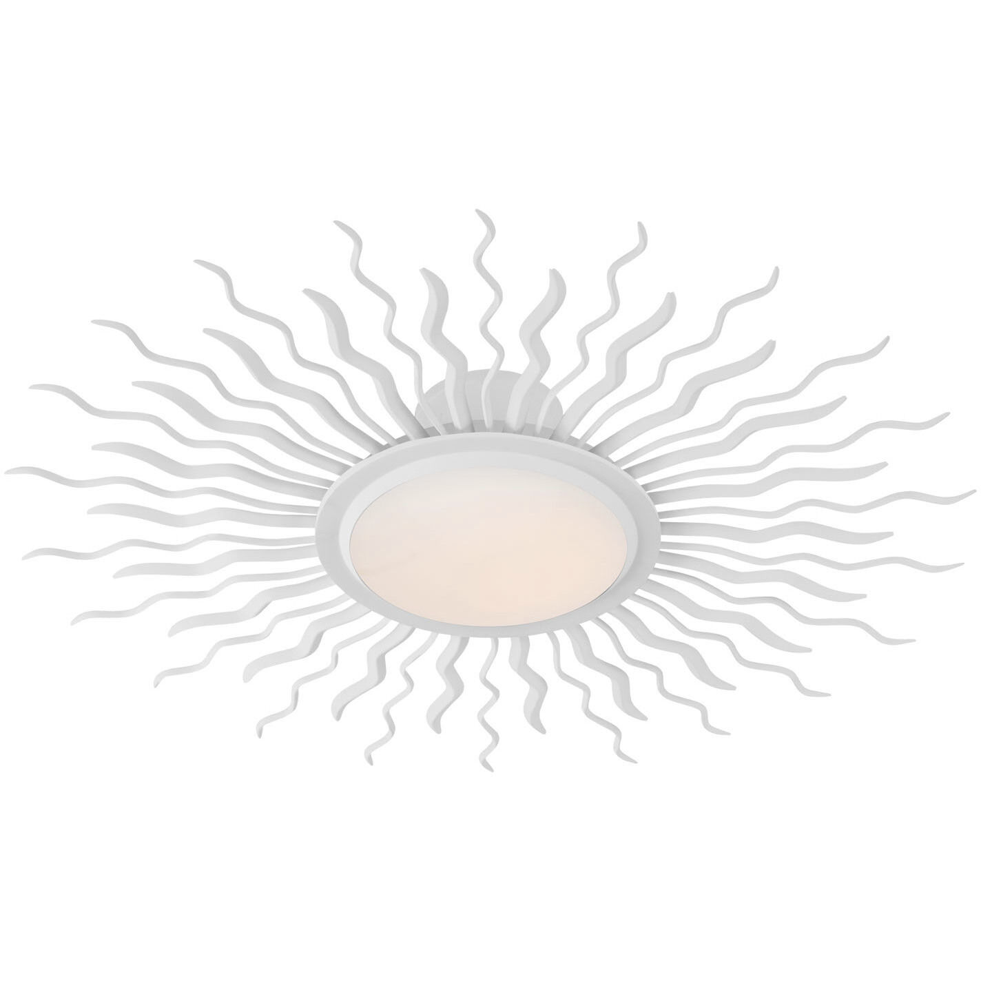 Suzanne Kasler Re LED 30.5 inch Matte White Semi-Flush Mount Ceiling Light