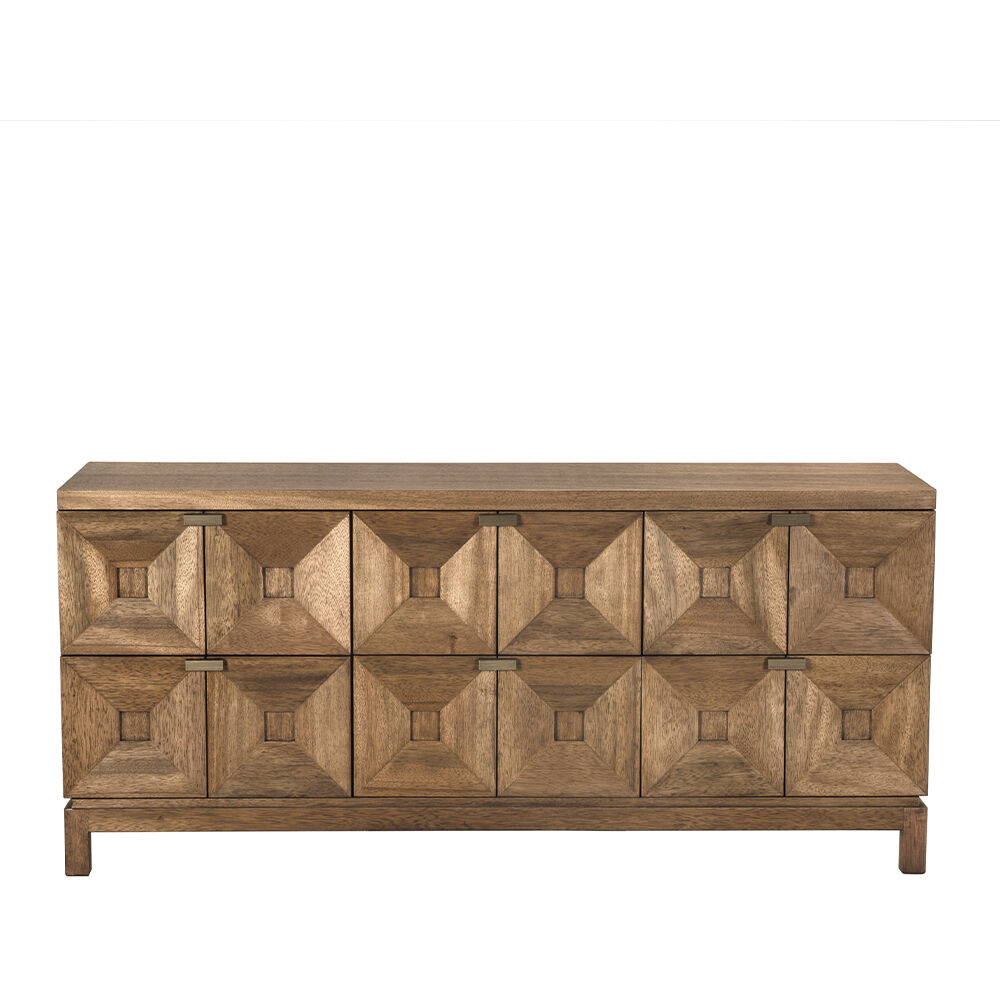 Musashi Dark Walnut Dresser, 6 Drawer