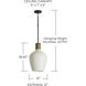 Destin 1 Light 12 inch Dark Pewter Pendant Ceiling Light