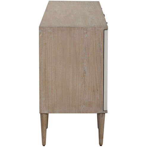 Tightrope Elm Veneer and Natural Oak Sideboard Cabinet