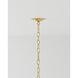 Agave Americana 22 Light 42 inch Dark Contemporary Gold Leaf Chandelier Ceiling Light, Marjorie Skouras Collection