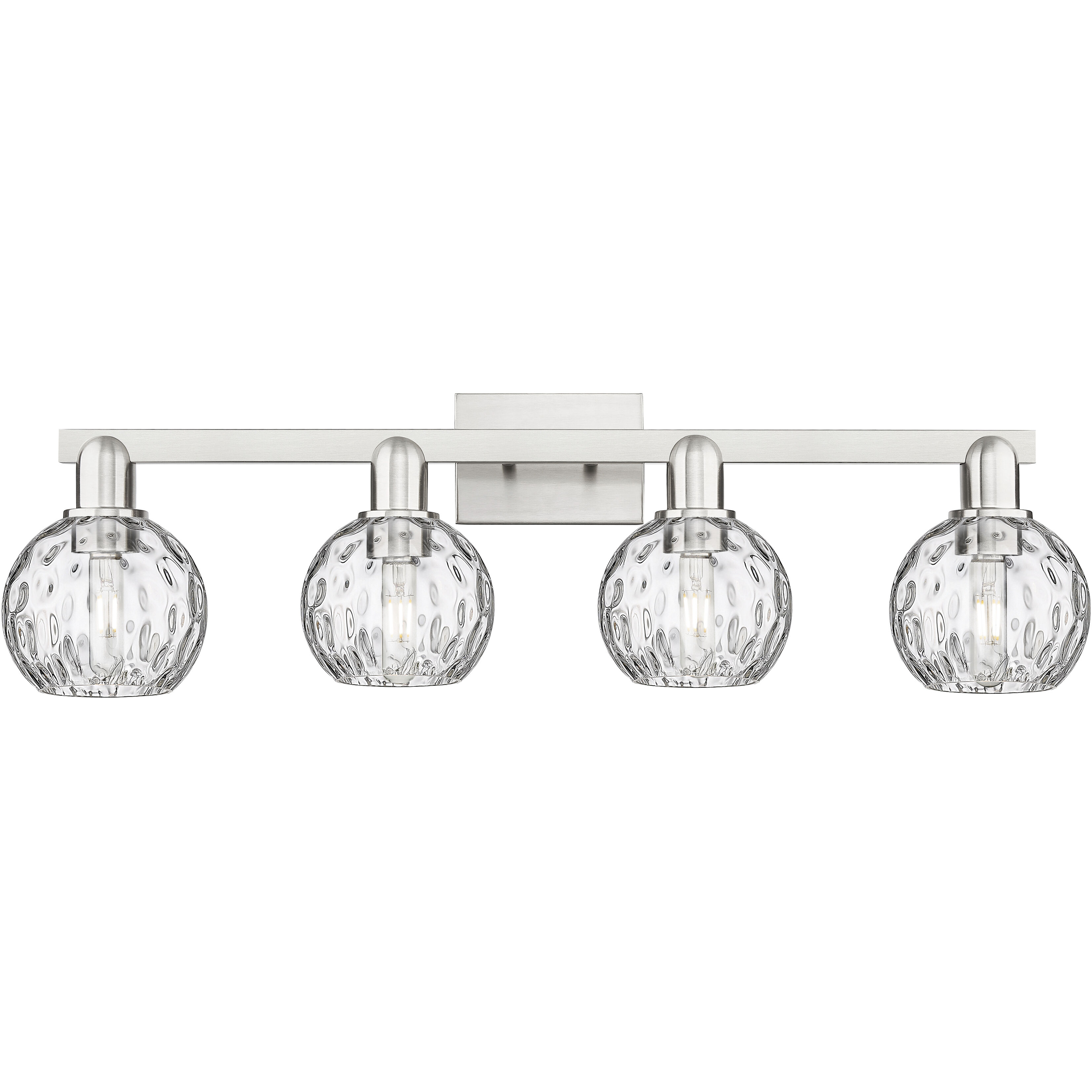 Arcadia Athens Water Glass 4 Light 33.00 inch Bathroom Vanity Light