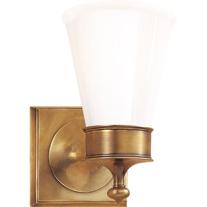 Siena 1 Light 4.75 inch Hand-Rubbed Antique Brass Single Bath Sconce Wall Light