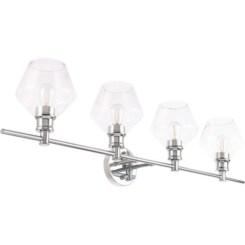 Gene 4 Light 38 inch Chrome Wall sconce Wall Light