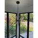 Array LED 31.5 inch Matte Black Chandelier Ceiling Light