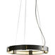 Aura 6 Light 28.9 inch Dark Smoke Pendant Ceiling Light