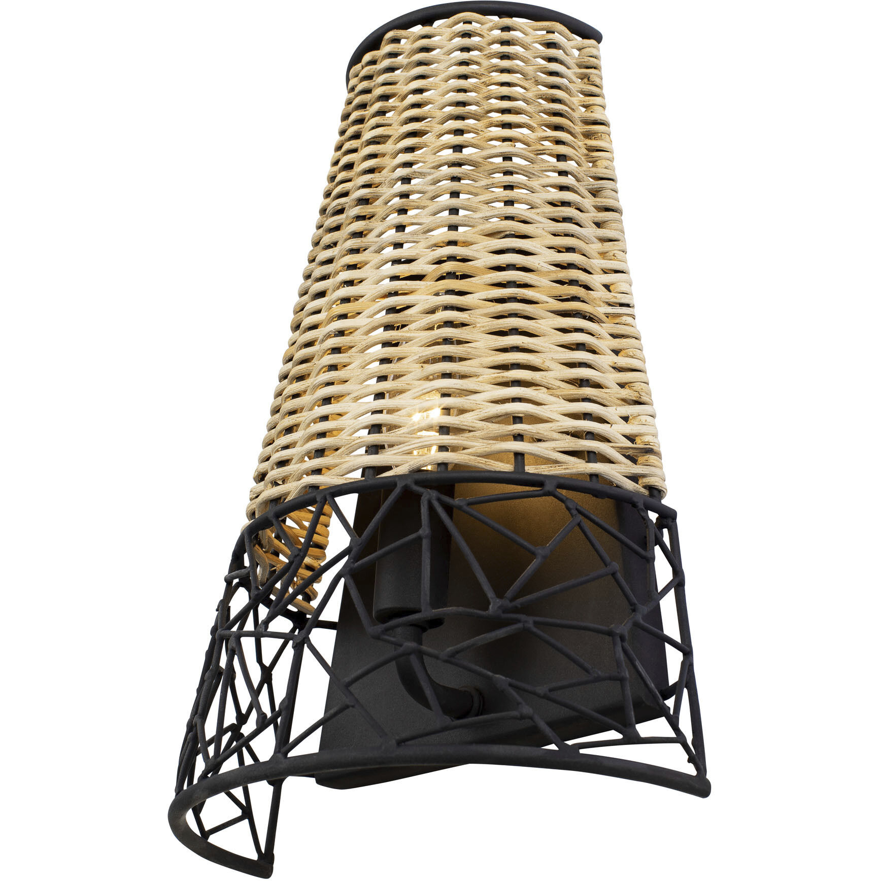 Cayman LED 8 inch Black Wall Sconce Wall Light