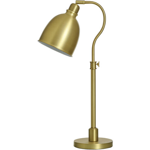 Cameron 29 inch 25.00 watt Satin Brass Table Lamp Portable Light