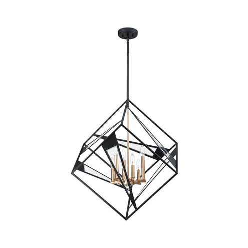 Corrietes 6 Light 29.57 inch Matte Black Pendant Ceiling Light