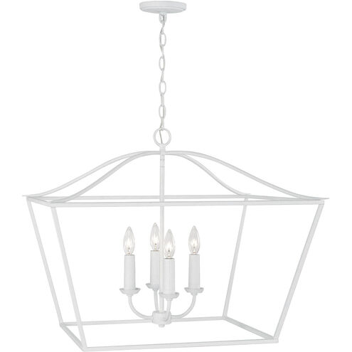 Grady 4 Light 27.5 inch Textured White Pendant Ceiling Light