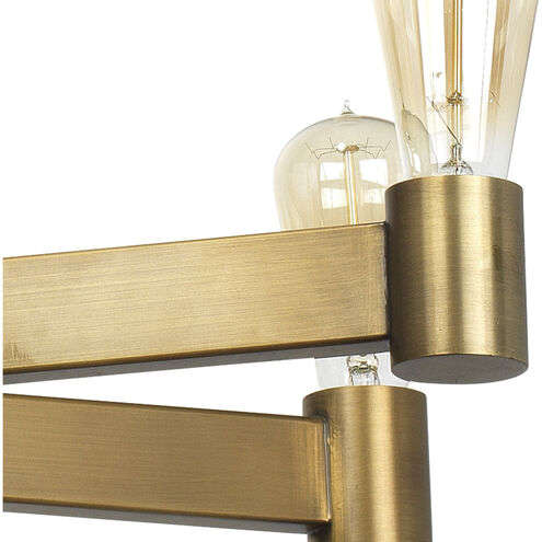 Manchester 8 Light 36 inch Antique Brass Chandelier Ceiling Light