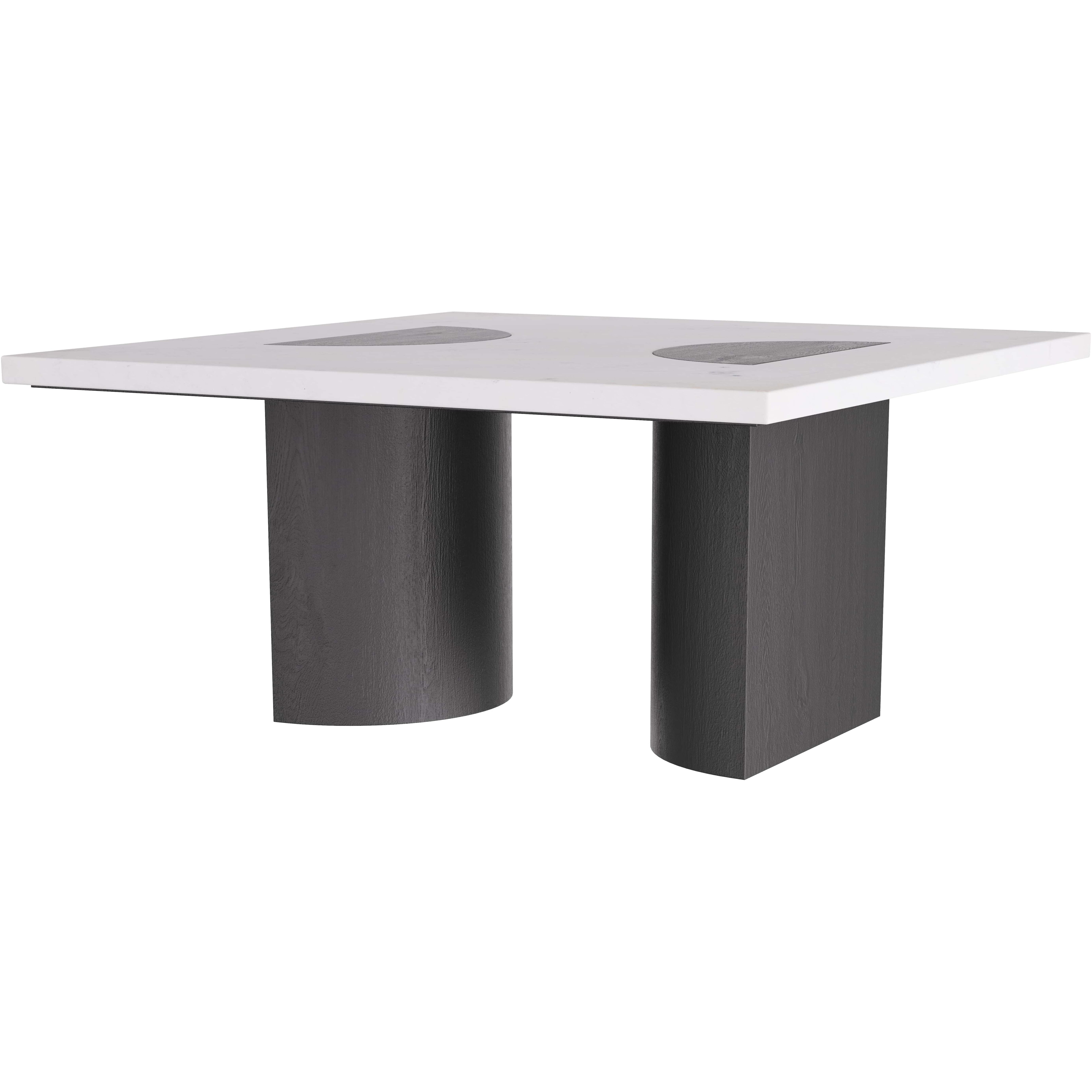 Tindle 34 X 15.5 inch White Sandblasted Cocktail Table