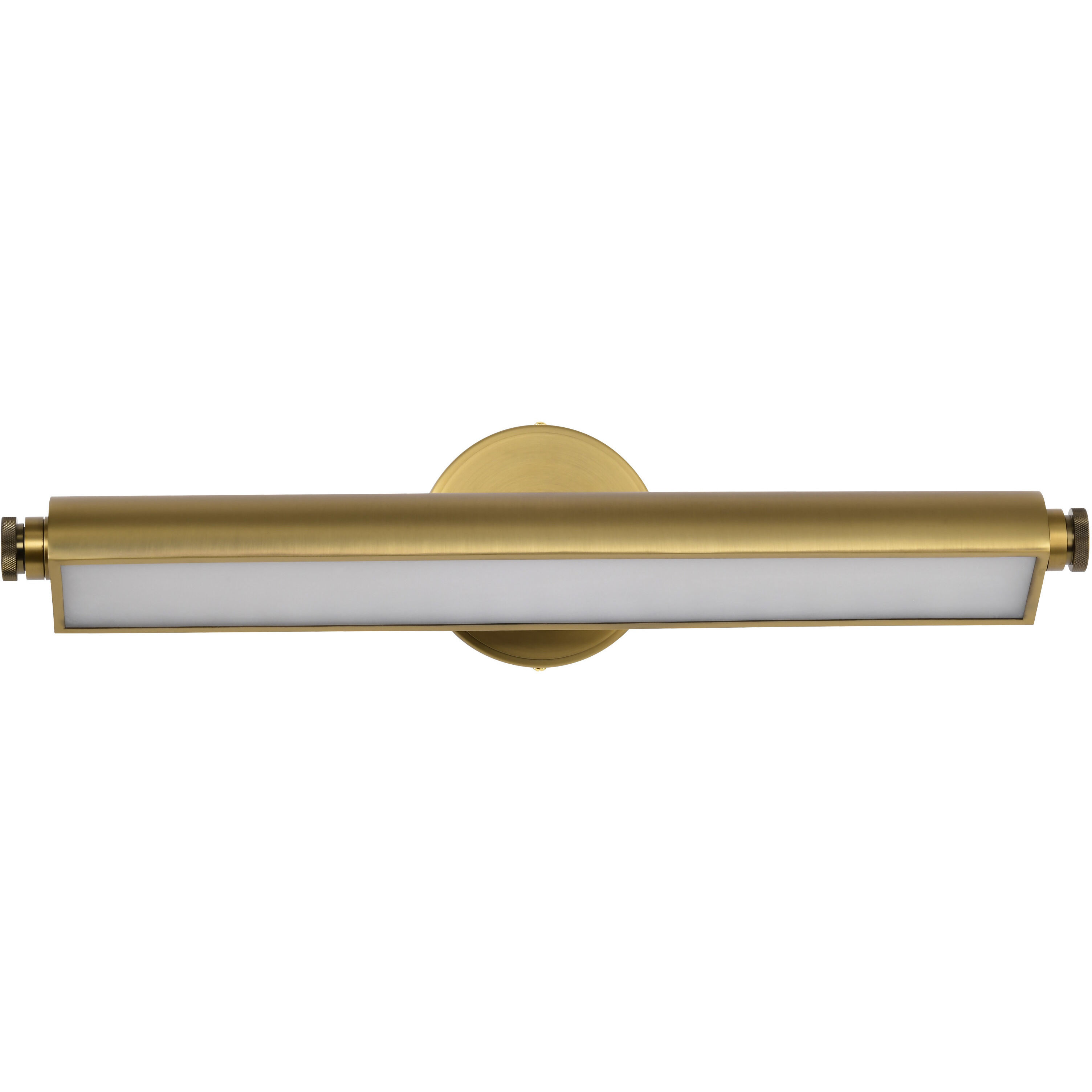 Auden LED 23.5 inch Vintage Brass Vanity Wall Light