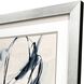 Indigo Markings Blue and Beige and Gray Framed Art, Propac