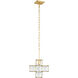 Cubic 1 Light 11.5 inch Calypso Gold Pendant Ceiling Light